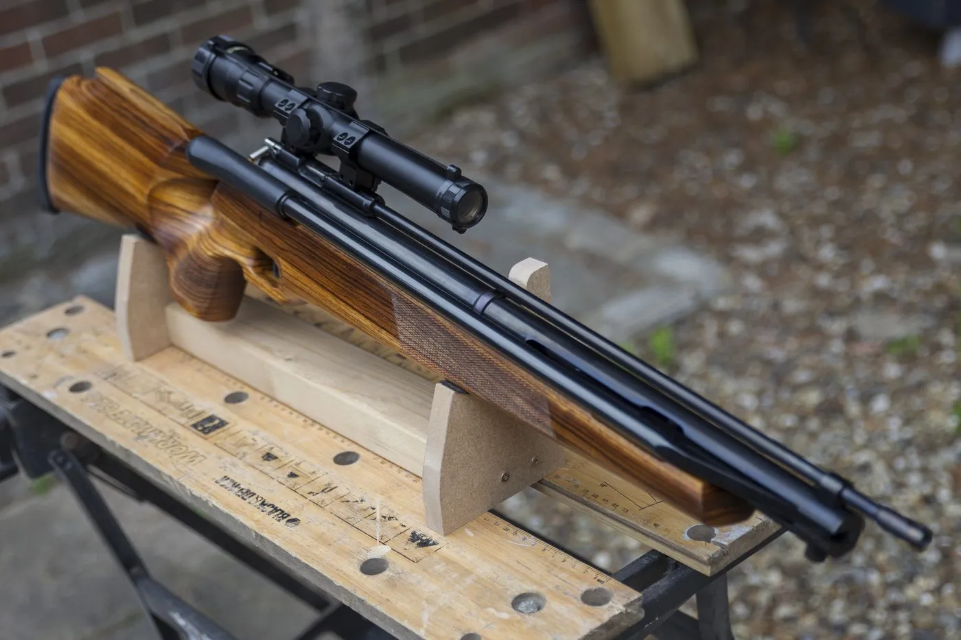 A Daviesbuilt custom stock or grip
