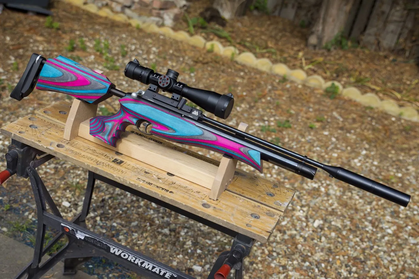 A Daviesbuilt custom stock or grip