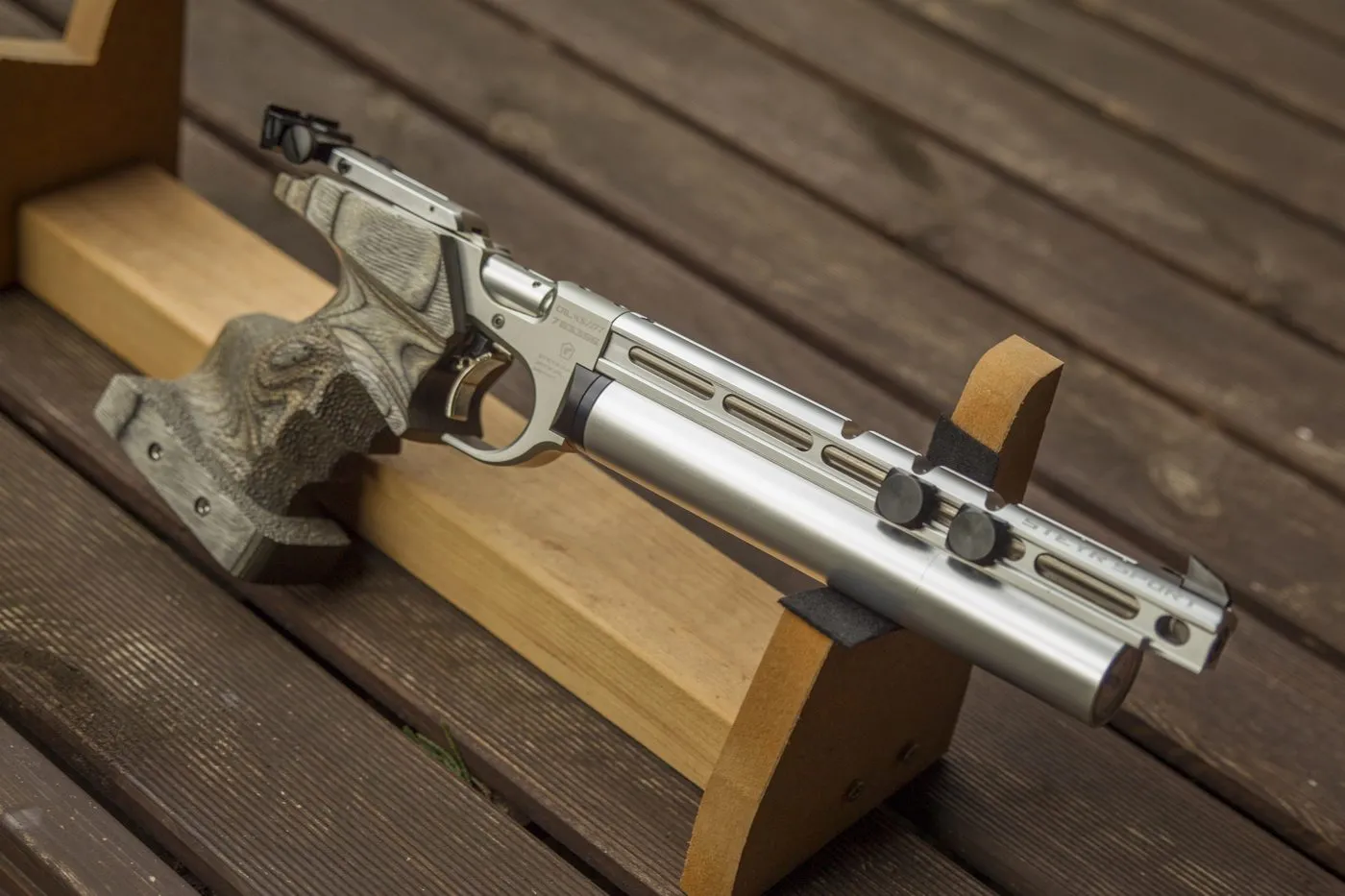 A Daviesbuilt custom stock or grip