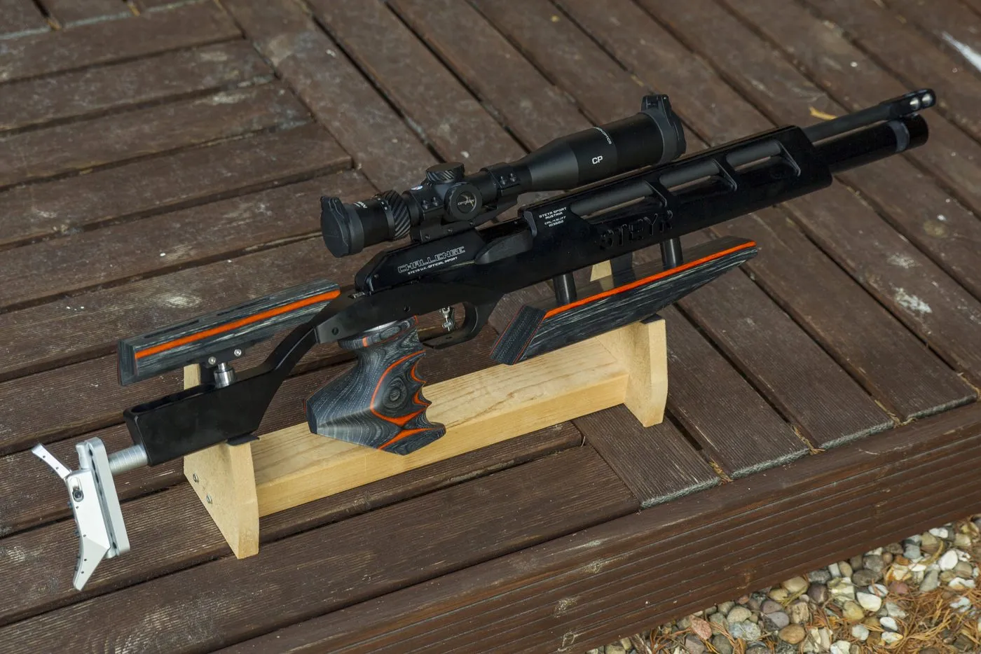 A Daviesbuilt custom stock or grip